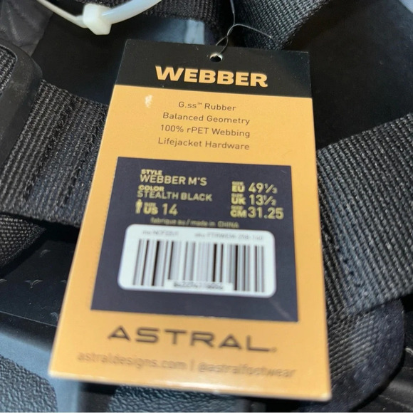 Astral men’s sandals NEW - Picture 5 of 10